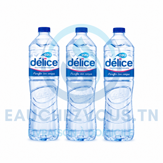 Eau minérale Délice 1.5L (Pack de 6)
