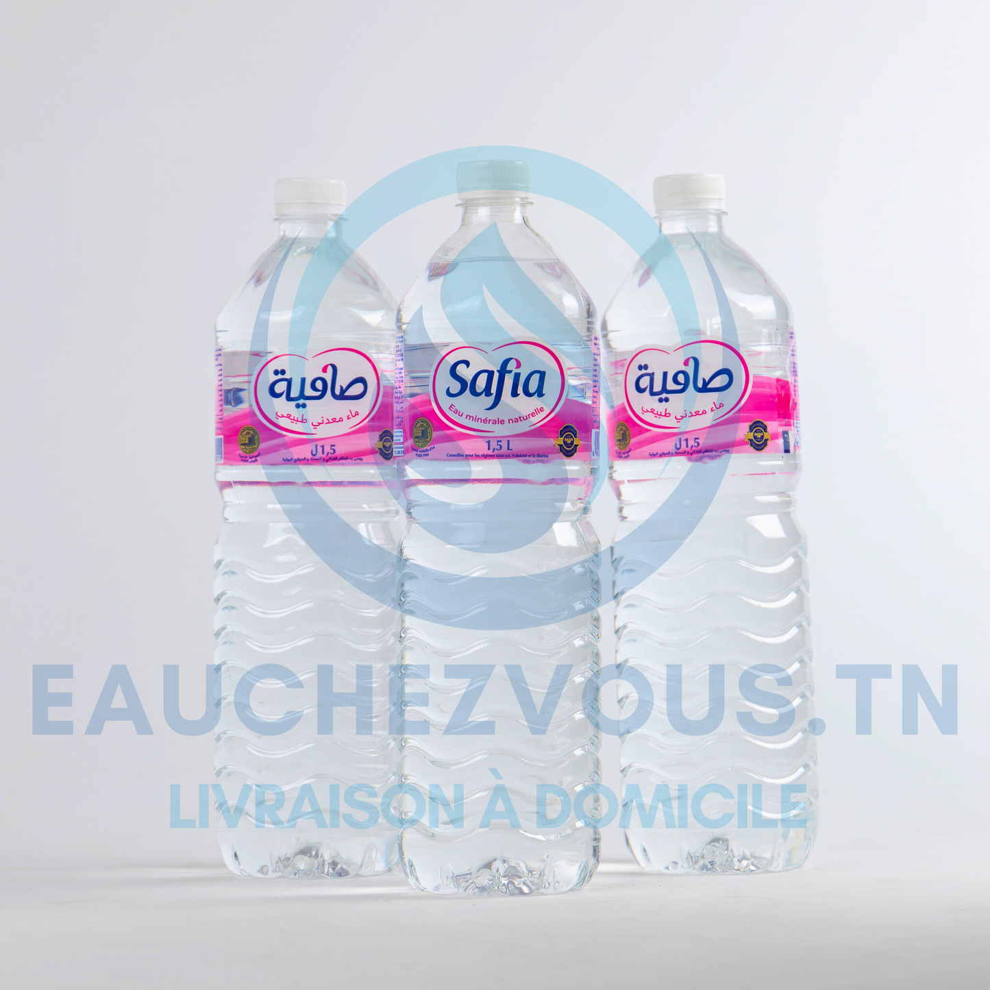 Eau minérale Safia 1.5L (Pack de 6)