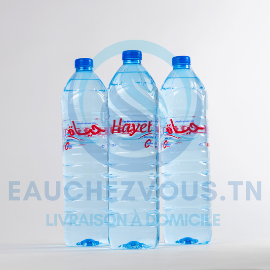 Eau minérale Hayet 1.5L (Pack de 6)